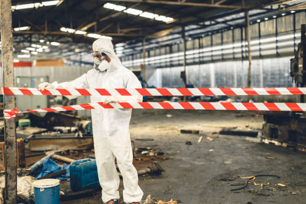 Professional Odor Removal technician working in Monroe, NE